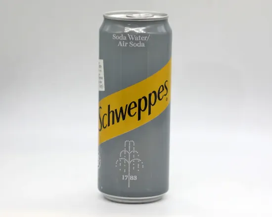 Schweppes Soda Water Can 330(±)10ml